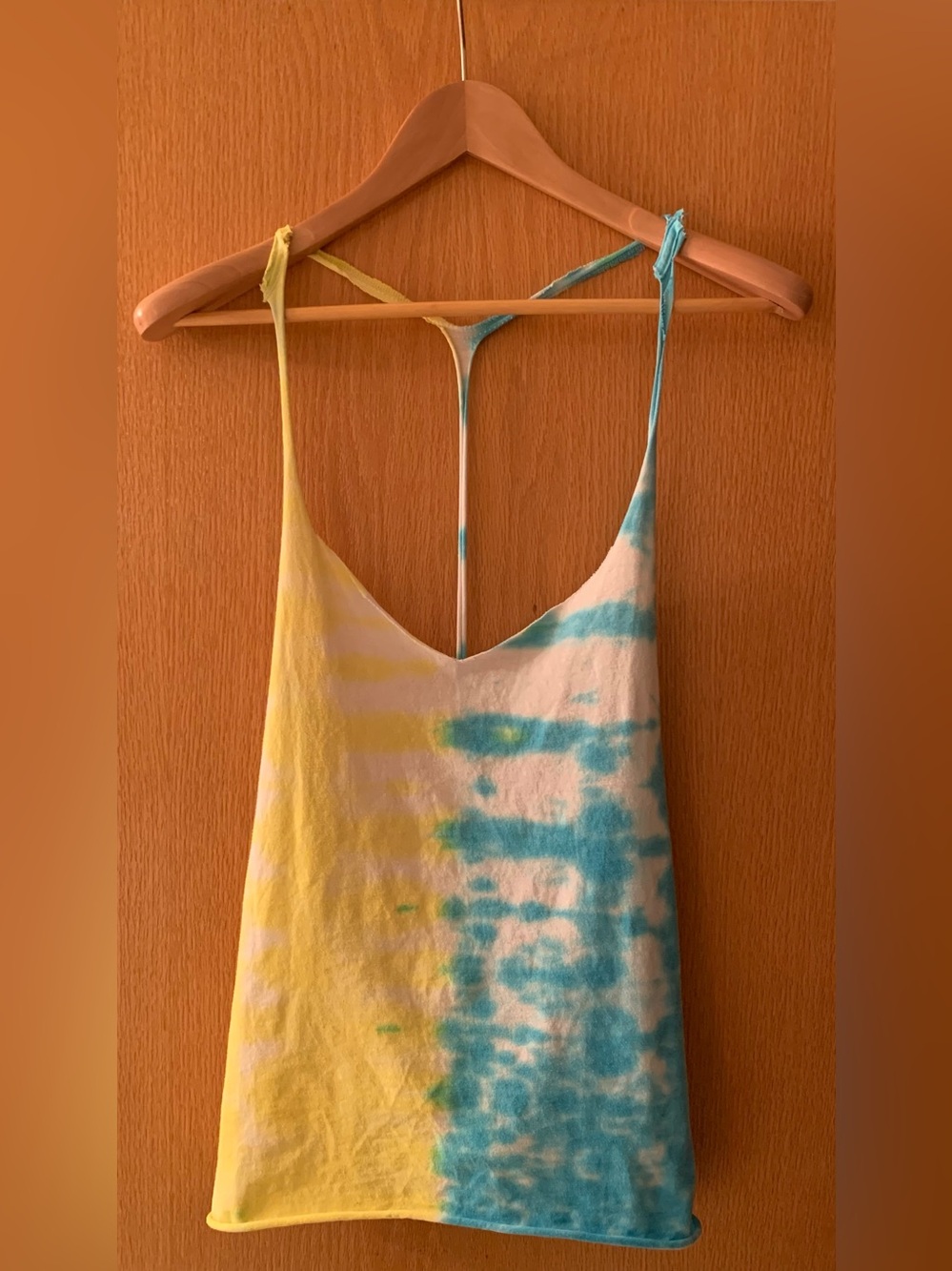 Custom Cut and Hand-Dyed Tank